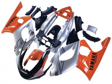 1996-2007 Yamaha YZF600R Thundercat Motorcycle Fairings - Orange Grey Glossy Black UK