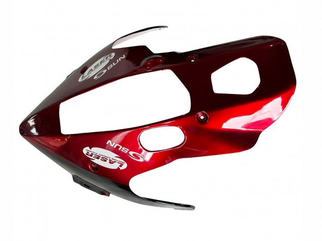 1997-2007 Yamaha YZF 1000R Thunderace Motorcycle Fairing Kits - Black with Red Flame UK