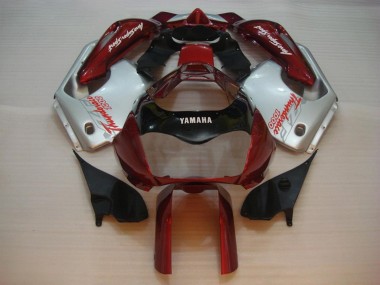 1997-2007 Yamaha YZF 1000R Thunderace Motorcycle Fairing - Red Silver Thunderace UK