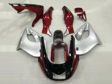 1997-2007 Yamaha YZF 1000R Thunderace Motorcycle Fairings - Burgundy Silver UK