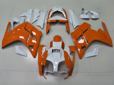 2001-2006 Yamaha FJR1300 Motorcycle Fairings - Orange White UK