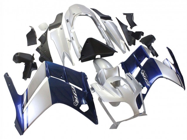 2001-2006 Yamaha FJR1300 Motorcycle Fairings - Dark Blue Silver UK