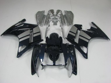 2001-2006 Yamaha FJR1300 Motorcycle Fairings - Glossy Black Silver UK