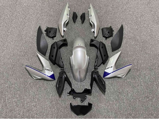 2009-2012 Yamaha XJ6 Motorcycle Fairings - Silver Blue UK