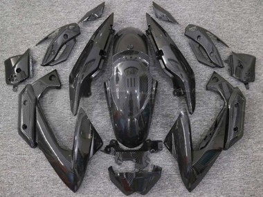 2009-2012 Yamaha XJ6 Motorcycle Fairings - Black Carbon Fiber UK