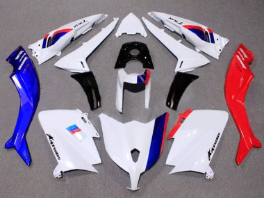 2012-2014 Yamaha TMAX530 Motorcycle Fairing - White Red Blue UK