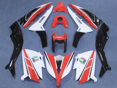 2012-2014 Yamaha TMAX530 Motorcycle Fairing - Red White Black UK