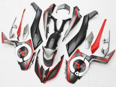2017-2021 Yamaha XMAX300 Motorcycle Fairings - Matte Black Red Grey 99 UK