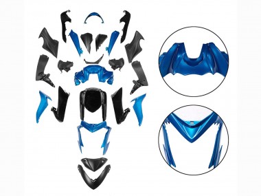 2015-2020 Suzuki GSX-S 1000 Motorcycle Fairings - Blue Black UK