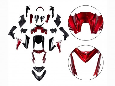 2015-2020 Suzuki GSX-S 1000 Motorcycle Fairings - Black and Red UK