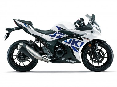 2017-2020 Suzuki GSX250R Motorcycle Fairings - White Blue Black UK