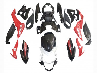 2017-2022 Suzuki GSX-S 750 Motorcycle Fairings - Red White UK