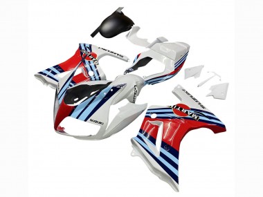 2003-2013 Suzuki SV650 Motorcycle Fairings - White Red Blue Martini UK