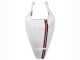 2003-2013 Suzuki SV650 Motorcycle Fairings - White with Dark Red Lines UK