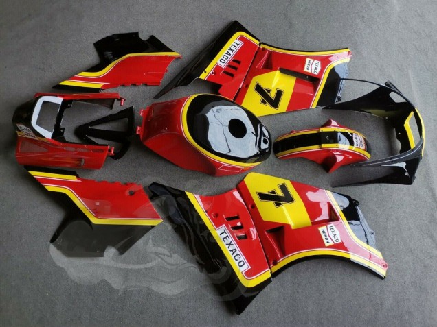 1984-1987 Suzuki RG400 RG500 RG400/500 Motorcycle Fairings - Red Yellow Black 7 UK