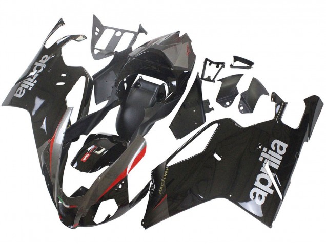 2003-2006 Aprilia RSV1000 Motorcycle Fairings - Glossy Black Grey Red UK