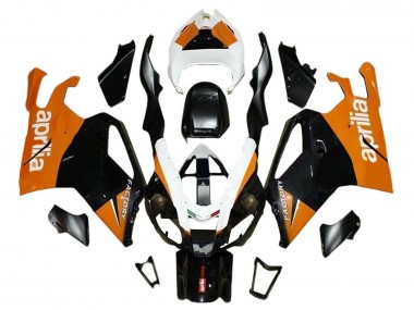 2003-2006 Aprilia RSV1000 Motorcycle Fairings - Black Orange White UK