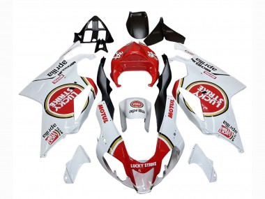 2003-2006 Aprilia RSV1000 Motorcycle Fairings - White Red Lucky Strike Motul 34 UK