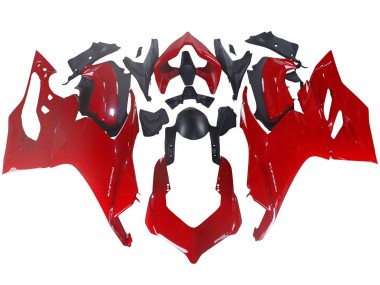 2020-2024 Ducati Panigale V2 Motorcycle Fairing - Red Matte Black UK
