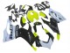 2020-2024 Ducati Panigale V2 Motorcycle Fairings - White Lime Green Glossy Black Stein Dinse VR 46 UK