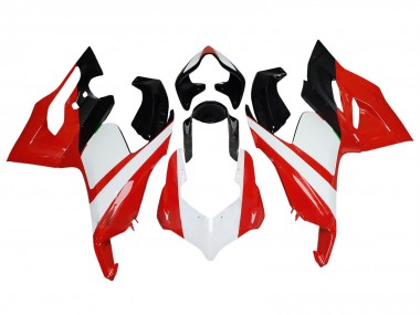 2020-2024 Ducati Panigale V2 Motorcycle Fairing - White Red Glossy Black UK