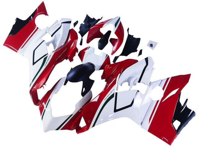 2018-2019 Ducati Panigale V4 V4S Motorcycle Fairings - White Red Green Glossy Black UK