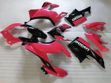 2020-2021 Ducati Panigale V4 V4S Motorcycle Fairing - Pink Glossy Black UK