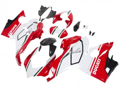 2018-2019 Ducati Panigale V4 V4S Motorcycle Fairings - White Red Matte Black UK