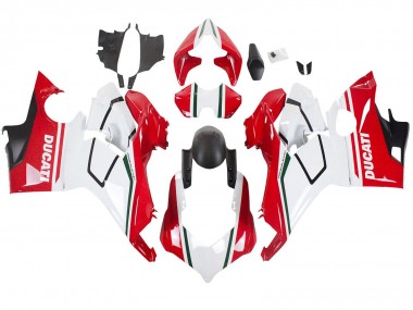 2018-2019 Ducati Panigale V4 V4S Motorcycle Fairings - White Red Matte Black UK