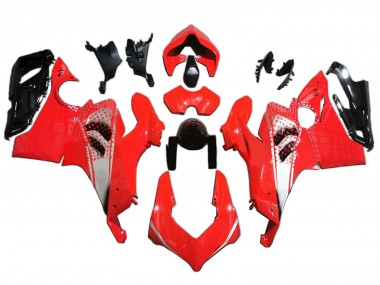 2020-2021 Ducati Panigale V4 V4S Motorcycle Fairings - Red White Glossy Black UK