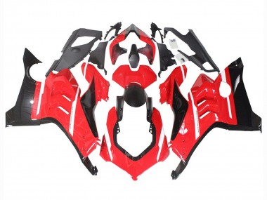 2020-2021 Ducati Panigale V4 V4S Motorcycle Fairings - Red Glossy Black UK