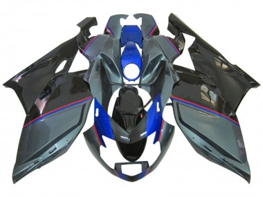 2005-2010 BMW K1200S Motorcycle Fairings - Glossy Black Grey Blue Red UK