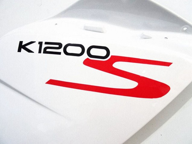 2005-2010 BMW K1200S Motorcycle Fairings - White Glossy Black UK