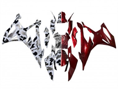 2019-2022 BMW S1000RR Motorcycle Fairings - Glossy Red Black White Grey UK