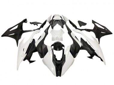 2019-2022 BMW S1000RR Motorcycle Fairings - Matte Black White UK