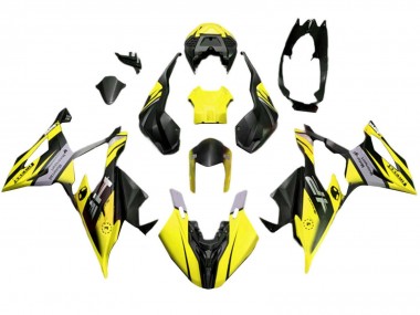 2019-2022 BMW S1000RR Motorcycle Fairings - Matte Yellow Black UK