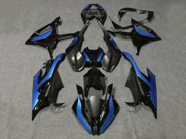 2019-2022 BMW S1000RR Motorcycle Fairings - Black Blue UK