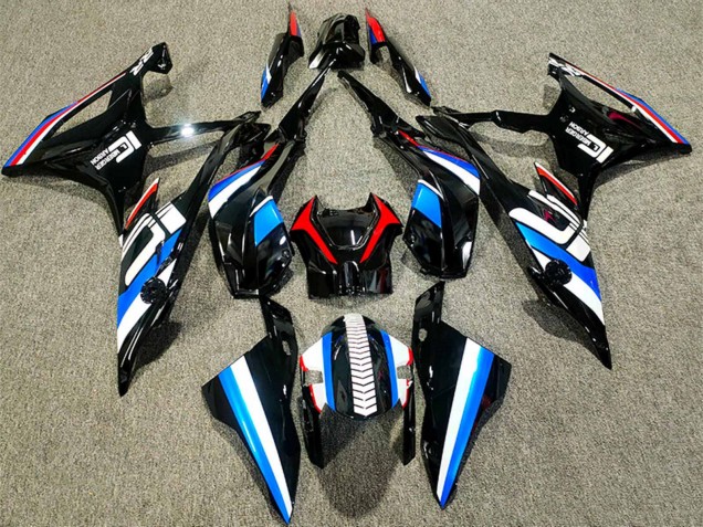 2019-2022 BMW S1000RR Motorcycle Fairings - Black Blue White UK