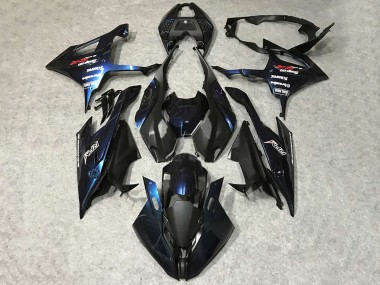 2019-2022 BMW S1000RR Motorcycle Fairings - Black Dark Blue UK