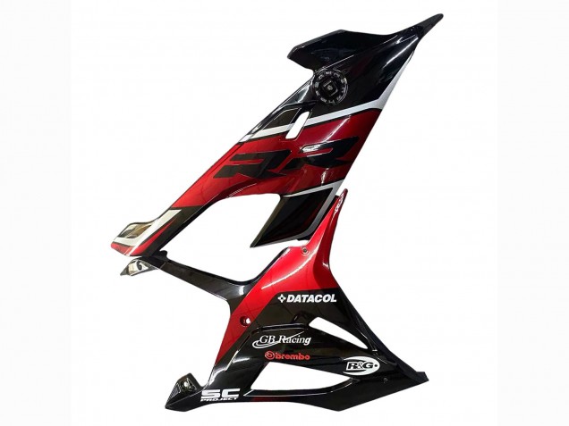 2019-2022 BMW S1000RR Motorcycle Fairings - Black Dark Red UK