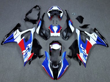 2019-2022 BMW S1000RR Motorcycle Fairings - White Black Blue Red UK