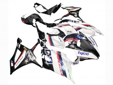 2019-2022 BMW S1000RR Motorcycle Fairings - White Black Pink Oxford UK