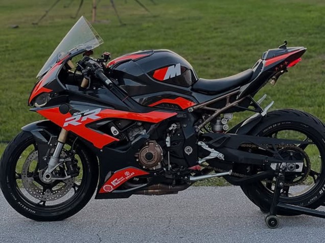2019-2022 BMW S1000RR Motorcycle Fairings - Red Black UK