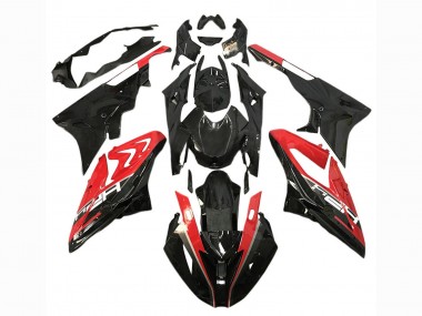 2017-2018 BMW S1000RR Motorcycle Fairings - Red Glossy Black UK