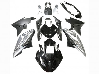 2017-2018 BMW S1000RR Motorcycle Fairing - Silver Black UK