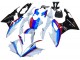 2015-2016 BMW S1000RR Motorcycle Fairing Kits - White Red Blue Glossy Black UK