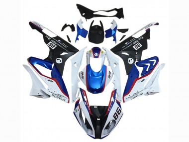 2015-2016 BMW S1000RR Motorcycle Fairing Kits - White Red Blue Matte Black UK