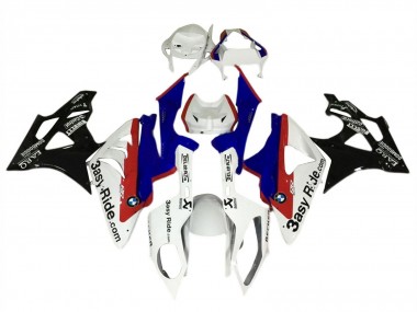 2015-2016 BMW S1000RR Motorcycle Fairing - White Red Blue Glossy Black UK