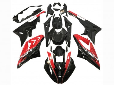 2015-2016 BMW S1000RR Motorcycle Fairings - Red Glossy Black UK