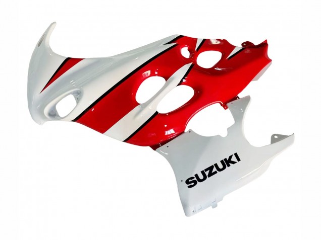 2004-2006 Suzuki GSX600F/GSX750F Motorcycle Fairings - White Red UK